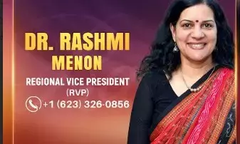 കെ.എച്ച്.എന്.എ സൗത്ത്വെസ്റ്റ് റീജിയന് - അരിസോണ വൈസ് പ്രസിഡന്റായി ഡോ. രശ്മി മേനോന് കെ.എച്ച്.എന്.എ സൗത്ത്വെസ്റ്റ് റീജിയന് - അരിസോണ വൈസ് പ്രസിഡന്റായി ഡോ. രശ്മി മേനോന്