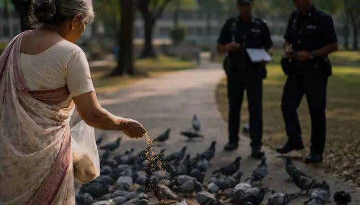 ആറ് മാസത്തിനിടെ പ്രാവുകൾക്ക് തീറ്റ നൽകിയത് ഒമ്പത് തവണ; മുന്നറിയിപ്പ് നൽകിയിട്ടും ആവർത്തിച്ചു; നിയമത്തോടുള്ള നിരന്തര അവഗണന; ഇന്ത്യക്കാരിക്ക് രണ്ട് ലക്ഷം രൂപ പിഴയിട്ട് സിംഗപ്പൂർ കോടതി ആറ് മാസത്തിനിടെ പ്രാവുകൾക്ക് തീറ്റ നൽകിയത് ഒമ്പത് തവണ; മുന്നറിയിപ്പ് നൽകിയിട്ടും ആവർത്തിച്ചു; നിയമത്തോടുള്ള നിരന്തര അവഗണന; ഇന്ത്യക്കാരിക്ക് രണ്ട് ലക്ഷം രൂപ പിഴയിട്ട് സിംഗപ്പൂർ കോടതി