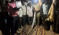 ശിക്കാരിപുരയില്‍ തോക്ക് നിര്‍മാണ കേന്ദ്രം കണ്ടെത്തി; ഏഴ് ഒറ്റക്കുഴല്‍ തോക്കുകള്‍ പിടികൂടി; ഒരാള്‍ അറസ്റ്റില്‍