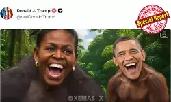 കാട്ടിലെ രാജാവ് ട്രംപ്, കുരങ്ങുകളായി ഒബാമ ദമ്പതികള്‍! എഐ വീഡിയോയുമായി ട്രംപിന്റെ ക്രൂര വിനോദം; വംശീയ അധിക്ഷേപമെന്ന് ഡെമോക്രാറ്റുകളുടെ പ്രതിഷേധം; വെറുമൊരു ലയണ്‍ കിങ് മീം എന്ന് വൈറ്റ് ഹൗസ്; ട്രംപ് ചരിത്രത്തിലെ കറ എന്ന് ഒബാമയുടെ അനുയായി