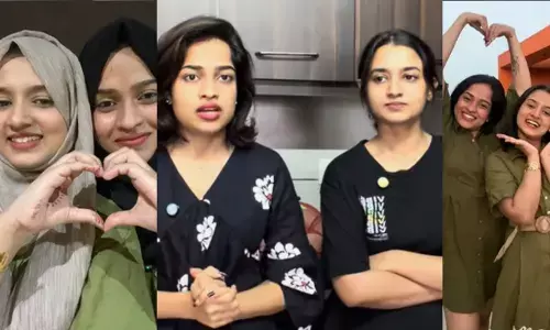 രണ്ടുപേരേയും ഒരുമിച്ച് കല്യാണം കഴിക്കണമെന്നാണ് അയാള്‍ പറയുന്നത്; ഞങ്ങള്‍ പോകുന്നിടത്തെല്ലാം അയാള്‍ വന്ന് ശല്യം ചെയ്യുകയാണ്; 2024 മുതല്‍ നിരന്തരം ശല്യം ചെയ്യുന്നു; പരാതി നല്‍കി; ഇനി എല്ലാം നിയമത്തിന്റെ രീതിക്ക് പോകട്ടെയെന്ന് ആദില-നൂറ