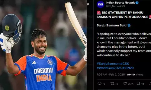 മാപ്പുപറഞ്ഞ് സഞ്ജു സാംസണ്‍ പടിയിറങ്ങുന്നുവോ? വിശ്വസിച്ചവരോട് ക്ഷമ ചോദിക്കുന്നു, ഇനിയൊരു അവസരം കിട്ടുമോ എന്നറിയില്ല; സൈബര്‍ ലോകത്ത് പടരുന്ന സന്ദേശത്തിന് പിന്നിലെ സത്യമെന്ത്? ഇഷാന്‍ കിഷന്‍ കത്തിക്കയറുമ്പോള്‍ സഞ്ജുവിന്റെ വൈറല്‍ കുറിപ്പിന് പിന്നില്‍