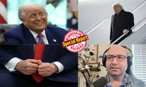 ഇനി വെറും 4 മാസം മാത്രം ആയുസ്സ്? ഡോണള്‍ഡ് ട്രംപിന്റെ നില അതീവ ഗുരുതരം; തലച്ചോറ് ചുരുങ്ങുന്നുവെന്ന് ഡോക്ടര്‍മാരുടെ ഞെട്ടിക്കുന്ന വെളിപ്പെടുത്തല്‍! കൈകളില്‍ വിചിത്രമായ പാടുകള്‍; ദാവോസിലെ റെഡ് കാര്‍പെറ്റില്‍ വേച്ചുപോയത് പക്ഷാഘാത ലക്ഷണമോ? ലോകത്തെ വിറപ്പിക്കുന്ന അമേരിക്കന്‍ പ്രസിഡന്റ് വീഴുമോ? വൈറ്റ് ഹൗസ് മറച്ചുവെക്കുന്ന ആ സത്യമെന്ത്?