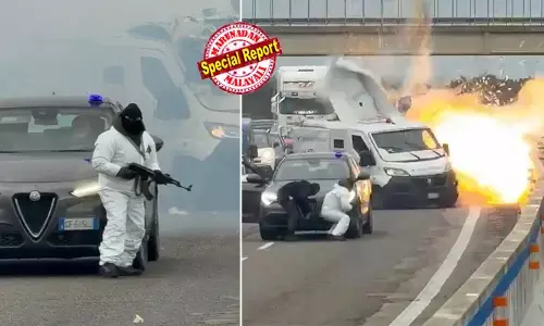 തെക്കന്‍ ഇറ്റലിയെ വിറപ്പിച്ച് ഹോളിവുഡ് മോഡല്‍ ഹൈവേ കൊള്ള! പോലീസായി വേഷം മാറി എത്തി, റോഡില്‍ തീയിട്ടും പുകമറ സൃഷ്ടിച്ചും അക്രമം; കലാഷ്നികോവ് തോക്കുകളുമായി റാംബോ സ്‌റ്റൈലില്‍ അക്രമം; കവചിത വാന്‍ തകര്‍ത്തിട്ടും കിട്ടിയത് എട്ടിന്റെ പണി; ഇറ്റാലിയന്‍ മാഫിയ കുടുങ്ങിയ കഥ!