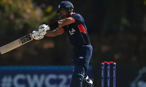 അര്‍ധ സെഞ്ചുറിയുമായി സഹിബ്സാദ ഫര്‍ഹാന്‍; പിന്തുണച്ച് ബാബര്‍ അസം;  മികച്ച വിജയലക്ഷ്യം ഉയര്‍ത്തി പാക്കിസ്ഥാന്‍; യുഎസ്എയ്ക്ക് മികച്ച തുടക്കം