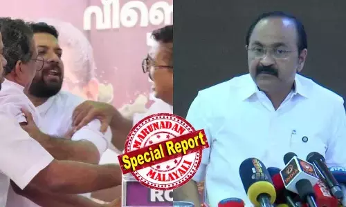 കുറ്റ്യാടിയിലുണ്ടായത് ഒരു കുടുംബത്തിലെ തര്‍ക്കം പോലെ; കാര്യങ്ങള്‍ ഊതിവീര്‍പ്പിക്കുന്നു; അവിടെ ഒരുതരത്തിലുമുള്ള അച്ചടക്കലംഘനവും ഉണ്ടായിട്ടില്ല; ദൈവമേ, കേരളം എങ്ങോട്ടാണ് പോകുന്നത്; ജാഥ വൈകിയതിനാല്‍ ഷാഫി തന്നെയാണ് വേഗം പ്രതിപക്ഷ നേതാവിനെ വിളിക്കാന്‍ പറഞ്ഞത്;  സ്‌നേഹതള്ളലില്‍ വി ഡി സതീശന്റെ പ്രതികരണം