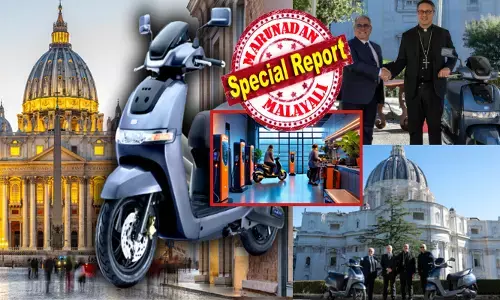 സത്യക്രിസ്ത്യാനികൾ ഒരു വട്ടമെങ്കിലും പോകാൻ ആഗ്രഹിക്കുന്ന വിശുദ്ധ സ്ഥലം; ജീവിക്കാനുള്ള പ്രതീക്ഷകൾ വാനോളം നൽകുന്നൊരു നാട്; പെട്ടെന്ന് തങ്ങളുടെ കണ്ണിലുടക്കിയത് ഇന്ത്യൻ മണ്ണുകളിൽ മാത്രം കാണുന്ന ആ കുഞ്ഞൻ വണ്ടി; വത്തിക്കാൻ്റെ ഹരിതപാത കീഴടക്കി അവന്റെ തേരോട്ടം; രാജ്യത്തിന് ഇത് മറ്റൊരു അഭിമാന കുതിപ്പ്