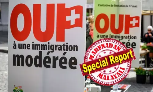 ഒരു ദശകത്തിനിടെ മറ്റ് യൂറോപ്യന്‍ രാജ്യങ്ങളെക്കാള്‍ അഞ്ചിരട്ടി ജനസംഖ്യ വര്‍ധന; 27 ശതമാനം ജനങ്ങളും വിദേശികള്‍; അകെ ജനസംഖ്യ പത്തു ദശലക്ഷത്തില്‍ കവിയരുതെന്ന് നിയമം പാസ്സാക്കാന്‍ ഒരുങ്ങി സ്വിറ്റ്‌സര്‍ലാന്‍ഡ്; കുടിയേറ്റവും യൂറോപ്യന്‍ ബന്ധവും പ്രതിസന്ധിയിലേക്ക്