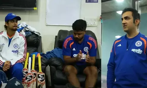 അതൊരു ഗംഭീര തുടക്കമായിരുന്നു.. ആ സമീപനമാണ് ക്രീസിലെത്തുമ്പോൾ വേണ്ടത്; ലോകകപ്പില്‍ ലഭിച്ച അവസരം പാഴാക്കിയെന്ന് പറയുന്നവർക്ക് മറുപടി; ഡ്രസിങ് റൂമിൽ സഞ്ജുവിനെ അഭിനന്ദിച്ച് ഗംഭീർ