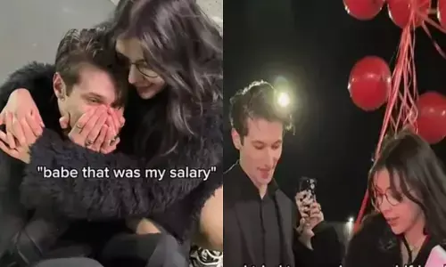 ദൈവമേ..എന്റെ ശമ്പളം അല്ലെ..ദേ പോണത്!! കാമുകിക്ക് ഒരു നല്ല സർപ്രൈസ് കൊടുക്കാൻ പ്ലാൻ ചെയ്തു; കൃത്യസമയത്ത് അവൾ എത്തിയതും എട്ടിന്റെ പണി; ആകാശത്തേക്ക് നോക്കി പൊട്ടിക്കരഞ്ഞ് യുവാവ്