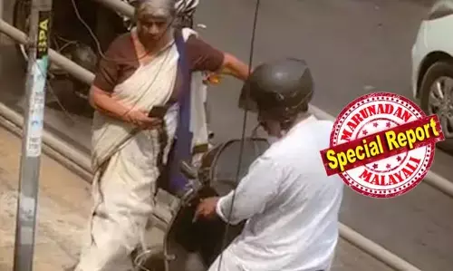 നിയമലംഘകനെ തടഞ്ഞ പ്രഭാവതിയമ്മയുടെ നടപടിക്ക് എങ്ങും കൈയടി; ആദരിച്ച് മോട്ടോര്‍വാഹന വകുപ്പ്;  നടപ്പാതയിലൂടെ സ്‌കൂട്ടര്‍ ഓടിച്ചയാള്‍ക്കെതിരെ നടപടി; ലൈസന്‍സ് സസ്‌പെന്‍ഡ് ചെയ്യാന്‍ തീരുമാനം