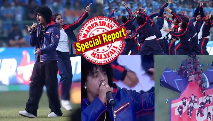 വെയിറ്റ് എ മിനിറ്റ്..ഗെറ്റ് ഇറ്റ് ഹൗ യു ലിവ് ഇറ്റ്..!! ഇന്ത്യ-പാക്ക് മത്സരം നടക്കുന്ന ആ വമ്പൻ സ്റ്റേഡിയത്തിൽ പെട്ടെന്ന് ഒരു മലയാളി പയ്യന്റെ എൻട്രി; ഇതോടെ അതിർത്തി വേലികൾ മറന്ന് എല്ലാവരും ഒന്നാകുന്ന കാഴ്ച; പ്രേമദാസ സ്റ്റേഡിയത്തെ ഇളക്കിമറിച്ച് ഹനുമാൻകൈൻഡ്; ഇതാണ് രോമാഞ്ചിഫിക്കേഷൻ എന്ന് കാണികൾ വെയിറ്റ് എ മിനിറ്റ്..ഗെറ്റ് ഇറ്റ് ഹൗ യു ലിവ് ഇറ്റ്..!! ഇന്ത്യ-പാക്ക് മത്സരം നടക്കുന്ന ആ വമ്പൻ സ്റ്റേഡിയത്തിൽ പെട്ടെന്ന് ഒരു മലയാളി പയ്യന്റെ എൻട്രി; ഇതോടെ അതിർത്തി വേലികൾ മറന്ന് എല്ലാവരും ഒന്നാകുന്ന കാഴ്ച; പ്രേമദാസ സ്റ്റേഡിയത്തെ ഇളക്കിമറിച്ച് ഹനുമാൻകൈൻഡ്; ഇതാണ് രോമാഞ്ചിഫിക്കേഷൻ എന്ന് കാണികൾ