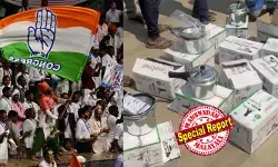 വോട്ടിനായി പണവും പ്രഷര്‍ കുക്കറും സമ്മാനമായി നല്‍കി; വോട്ടെടുപ്പ് കഴിഞ്ഞപ്പോള്‍ തോല്‍ക്കുമെന്ന് ഭയം; സമ്മാനങ്ങള്‍ തിരികെ വാങ്ങി കോണ്‍ഗ്രസ് സ്ഥാനാര്‍ത്ഥി; ജയിച്ചതോടെ പ്രതിഷേധവുമായി നാട്ടുകാര്‍