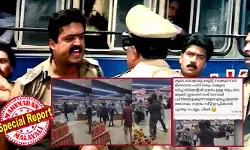 കാക്കിയിട്ടവനുനേരെ കയ്യോങ്ങിയാല്‍ തനിക്ക് നോവില്ല; കൂട്ടത്തിലൊരുത്തല്‍ ചങ്കുപൊട്ടി ചോരയൊലുപ്പിച്ച് നിന്നാലും തനിക്ക് നോവില്ല...; ഐയാം ഭരത്ചന്ദ്രന്‍ ഐപിഎസ്, ജസ്റ്റ് റിമമ്പര്‍ ദാറ്റ്;  കമ്മീഷണറെ ഉന്നമിട്ട് സുരേഷ് ഗോപിയുടെ മാസ് ഡയലോഗ് സ്റ്റാറ്റസാക്കി പൊലീസുകാര്‍;  എസ് എഫ് ഐക്കാര്‍ മര്‍ദ്ദിച്ച പൊലീസുകാരനെതിരെ കേസെടുത്തതില്‍ അമര്‍ഷം കടുക്കുന്നു