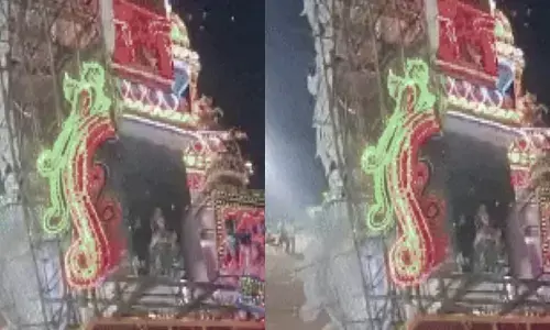 വെല്ലൂരില്‍ ക്ഷേത്രോത്സവത്തിനിടെ രഥം മറിഞ്ഞ് അപകടം; ഏഴു പേര്‍ക്ക് ഗുരുതര പരിക്ക്