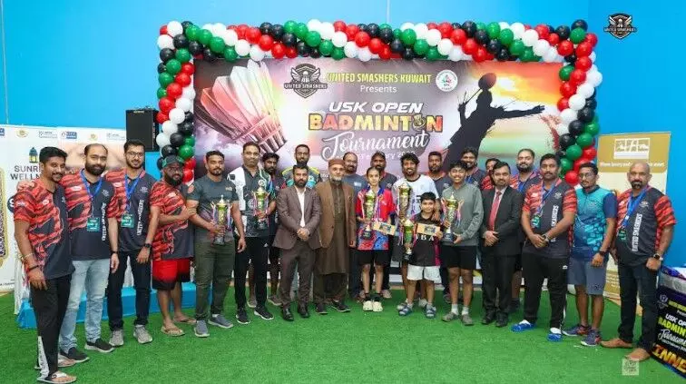 യുണൈറ്റഡ് സ്മാഷ് കുവൈറ്റിന്റെ നേതൃത്വത്തില് ബാഡ്മിന്റണ് ടൂര്ണമെന്റ് സംഘടിപ്പിച്ചു യുണൈറ്റഡ് സ്മാഷ് കുവൈറ്റിന്റെ നേതൃത്വത്തില് ബാഡ്മിന്റണ് ടൂര്ണമെന്റ് സംഘടിപ്പിച്ചു