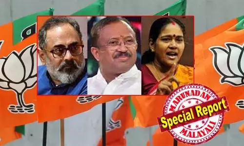 നേമത്ത് രാജീവ് ചന്ദ്രശേഖര്‍, വി മുരളീധരന്‍ കഴക്കൂട്ടത്ത്, കെ സുരേന്ദ്രന്‍ മഞ്ചേശ്വരത്ത്; ശോഭാ സുരേന്ദ്രന്റെ പേര് പാലക്കാടും കായംകുളത്തും; 35 മണ്ഡലങ്ങളിലെ സാധ്യത പട്ടികയുമായി ബിജെപി; മത്സരിക്കാന്‍ ഇല്ലെന്ന നിലപാട് സ്വീകരിച്ചതോട വട്ടിയൂര്‍ക്കാവില്‍ പരിഗണിക്കുന്നത് ജി കൃഷ്ണകുമാറിനെ; വികസന രാഷ്ട്രയമുയര്‍ത്തി പോരാട്ടം കടുപ്പിക്കാന്‍ ബിജെപി
