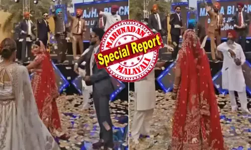 ചുവന്ന ലെഹങ്കയിൽ അണിഞ്ഞൊരുങ്ങി നിന്ന നവവധു; പെട്ടെന്ന് അവളുടെ കൈപ്പിടിച്ചെത്തിയ വരൻ ചെയ്തത്; ആകാശത്ത് നിന്ന് തീമഴ പോലെ പെയ്ത് നോട്ട് കെട്ടുകൾ; എല്ലാം കണ്ട് അമ്പരന്ന് അതിഥികൾ; അവിടെ ഉണ്ടായിരുന്ന ഡിജെയുടെ വെളിപ്പെടുത്തലിൽ ഞെട്ടൽ