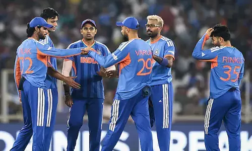 വരുൺ മാജിക്ക് തുണച്ചു; അഹമ്മദാബാദിൽ പൊരുതി വീണ് നെതർലൻഡ്‌സ്; 17 റൺസ് ജയവുമായി ഇന്ത്യ സൂപ്പർ എട്ടിൽ; ശിവൻ ദുബെ കളിയിലെ താരം; ടി20  ലോകകപ്പിൽ വിജയക്കുതിപ്പ് തുടർന്ന് സൂര്യയും സംഘവും