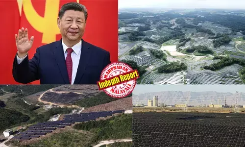 മണലില്‍ തട്ടി പ്രതിഫലിക്കുന്ന വെളിച്ചത്തെപ്പോലും കാശാക്കുന്നു! ഇവിടെ സോളാര്‍ മലയും, മരുഭൂമിയും; മനുഷ്യവാസമില്ലാത്ത ഇടങ്ങളിലും കൊച്ചിയേക്കാള്‍ വലിയ സൗരോര്‍ജ പാര്‍ക്ക്; നിയന്ത്രണം എ ഐ വഴിയുള്ള ഡിജിറ്റല്‍ ബ്രെയിനിലൂടെ; ഗ്രീന്‍ എനര്‍ജിയുടെ സൂപ്പര്‍ പവറാവാന്‍ ചൈന