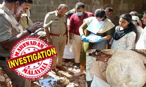 ആളൊഴിഞ്ഞ പുരയിടത്തില്‍ തലയോട്ടികളും മനുഷ്യന്റെ അസ്ഥികളും കണ്ടെത്തി; തലയോട്ടിയില്‍ വാസു വെന്നും അസ്‌നയെന്നും എഴുത്ത്: അന്വേഷണം തുടങ്ങി തിരുവല്ലം പോലിസ്