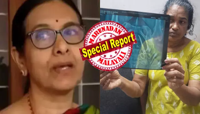 സഹിക്കാൻ കഴിയാത്ത വേദനയുമായി ഉഷ ജീവിതം തള്ളിനീക്കിയത് അഞ്ച് വർഷം; ഒടുവിൽ എക്സ് റേ പരിശോധനയിൽ തെളിഞ്ഞത് വലിയൊരു അനാസ്ഥ; ശസ്ത്രക്രിയക്കിടെ വയറ്റിൽ കത്രിക കുടുങ്ങിയ ആ പിഴവിന് ഇനി കടുത്ത നടപടി; സംഭവത്തിൽ ഡോ. ലളിതാംബികയെ പ്രതി ചേർത്തു; എഫ്ഐആറിൽ പറയുന്ന കാര്യങ്ങൾ ഞെട്ടിക്കുന്നത്; വണ്ടാനത്തെ മനുഷ്യത്വമല്ലാത്ത പ്രവർത്തിയിൽ പോലീസ് കേസെടുക്കുമ്പോൾ സഹിക്കാൻ കഴിയാത്ത വേദനയുമായി ഉഷ ജീവിതം തള്ളിനീക്കിയത് അഞ്ച് വർഷം; ഒടുവിൽ എക്സ് റേ പരിശോധനയിൽ തെളിഞ്ഞത് വലിയൊരു അനാസ്ഥ; ശസ്ത്രക്രിയക്കിടെ വയറ്റിൽ കത്രിക കുടുങ്ങിയ ആ പിഴവിന് ഇനി കടുത്ത നടപടി; സംഭവത്തിൽ ഡോ. ലളിതാംബികയെ പ്രതി ചേർത്തു; എഫ്ഐആറിൽ പറയുന്ന കാര്യങ്ങൾ ഞെട്ടിക്കുന്നത്; വണ്ടാനത്തെ മനുഷ്യത്വമല്ലാത്ത പ്രവർത്തിയിൽ പോലീസ് കേസെടുക്കുമ്പോൾ
