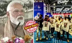 നിങ്ങള് പണ്ടേ നഗ്നരല്ലേ, പിന്നെന്തിനാ വസ്ത്രം അഴിക്കുന്നത്?: എഐ ഉച്ചകോടിക്കിടെ യൂത്ത് കോണ്ഗ്രസ് പ്രവര്ത്തകര് ലോക നേതാക്കള്ക്ക് മുന്നില് ഷര്ട്ട് ഊരി ഇന്ത്യയെ നാണം കെടുത്തി; അവര് എന്റെ ശവക്കുഴി തോണ്ടാന് ആഗ്രഹിക്കുന്നു; ഉച്ചകോടി ബിജെപിയുടെ പരിപാടിയല്ലെന്ന് കോണ്ഗ്രസ് ഓര്ക്കണമായിരുന്നു; മീററ്റില് കത്തിക്കയറി മോദി നിങ്ങള് പണ്ടേ നഗ്നരല്ലേ, പിന്നെന്തിനാ വസ്ത്രം അഴിക്കുന്നത്?: എഐ ഉച്ചകോടിക്കിടെ യൂത്ത് കോണ്ഗ്രസ് പ്രവര്ത്തകര് ലോക നേതാക്കള്ക്ക് മുന്നില് ഷര്ട്ട് ഊരി ഇന്ത്യയെ നാണം കെടുത്തി; അവര് എന്റെ ശവക്കുഴി തോണ്ടാന് ആഗ്രഹിക്കുന്നു; ഉച്ചകോടി ബിജെപിയുടെ പരിപാടിയല്ലെന്ന് കോണ്ഗ്രസ് ഓര്ക്കണമായിരുന്നു; മീററ്റില് കത്തിക്കയറി മോദി