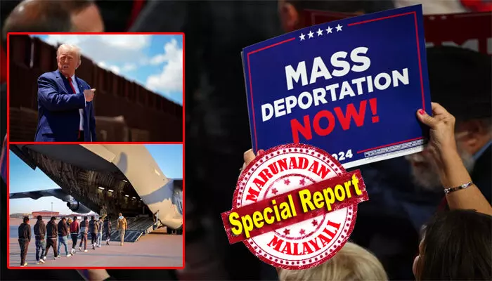 ട്രംപിന്റെ നാടുകടത്തൽ നടപടി നേരിടുന്നവരിൽ 77% പേർക്കും ക്രിമിനൽ പശ്ചാത്തലമില്ല; കൊലപാതകികൾ വെറും 0.5 ശതമാനം മാത്രം; ക്വോട്ട തികയ്ക്കാൻ ലക്ഷ്യം വെക്കുന്നത് സാധാരണക്കാരെയും കുടിയേറ്റ കുടുംബങ്ങളെയും; ഏറ്റവും മോശമായവർ എന്ന ഭരണകൂട വാദം പൊളിയുമ്പോൾ ട്രംപിന്റെ നാടുകടത്തൽ നടപടി നേരിടുന്നവരിൽ 77% പേർക്കും ക്രിമിനൽ പശ്ചാത്തലമില്ല; കൊലപാതകികൾ വെറും 0.5 ശതമാനം മാത്രം; ക്വോട്ട തികയ്ക്കാൻ ലക്ഷ്യം വെക്കുന്നത് സാധാരണക്കാരെയും കുടിയേറ്റ കുടുംബങ്ങളെയും; ഏറ്റവും മോശമായവർ എന്ന ഭരണകൂട വാദം പൊളിയുമ്പോൾ