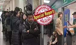 എന്തൊക്കെയോ..ചിന്തിച്ച് തല പുകഞ്ഞ് നിൽക്കുന്ന പിള്ളേര്; പരസ്പ്പരം സംസാരിച്ച് നിൽക്കുന്നവരെയും കാണാം; പലരുടെയും മുഖത്ത് ദയനീയ ഭാവം മാത്രം; അയർലൻഡിലെ ഒരു ഫുഡ് ബാങ്കിനെക്കുറിച്ച് വാർത്ത കൊടുത്ത പ്രമുഖ പത്രം; പെട്ടെന്ന് അവിടെത്തെ ക്യുവിൽ കണ്ടത് ഇന്ത്യൻ വിദ്യാർത്ഥികളെ; ചർച്ചയാക്കി സോഷ്യൽ മീഡിയ