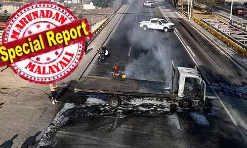 മെക്‌സിക്കോയില്‍ യുദ്ധക്കളമായി ടൂറിസ്റ്റ് കേന്ദ്രങ്ങള്‍; മയക്കുമരുന്ന് മാഫിയാ തലവനെ സൈന്യം വെടിവെച്ചു കൊന്നു; പക വീട്ടാന്‍ നഗരം കത്തിച്ച് അധോലോകം; കുടുങ്ങിപ്പോയി അമേരിക്കന്‍ സഞ്ചാരികള്‍; കത്തിയെരിയുന്ന ബസുകള്‍, നിലവിളിച്ച് ഓടുന്ന ജനങ്ങള്‍; പ്യൂര്‍ട്ടോ വല്ലാര്‍ട്ടയില്‍ സംഭവിക്കുന്നത്