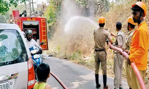 തീആളിക്കത്തി ട്രാ​ൻ​സ്ഫോ​മ​റി​ന് അടുത്ത് വരെയെത്തി; പരിഭ്രാന്തിയിൽ നാട്ടുകാർ; ഒഴിവായത് വൻ ദുരന്തം
