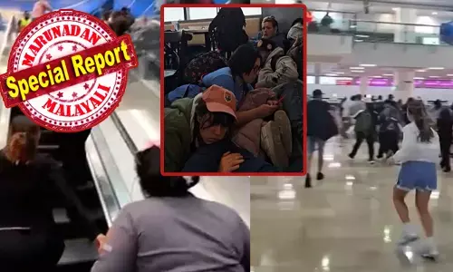 റൺവേയിൽ വെടിയൊച്ച, എങ്ങും പുകപടലങ്ങൾ; വിമാനത്താവളത്തിൽ വെടിയുതിർത്ത് മയക്കുമരുന്ന് മാഫിയ; ലഗേജുകൾ ഉപേക്ഷിച്ച് പ്രാണരക്ഷാർത്ഥം പാഞ്ഞ് ടൂറിസ്റ്റുകൾ; മെക്സിക്കോയിൽ യുദ്ധസമാന സാഹചര്യം; അതീവ ജാഗ്രത നിർദ്ദേശം പുറപ്പെടുവിച്ച് ഗവർണർ; കൊടുംകുറ്റവാളി എൽ മെഞ്ചോയുടെ മരണത്തിന് പിന്നാലെ രാജ്യം കത്തുന്നു റൺവേയിൽ വെടിയൊച്ച, എങ്ങും പുകപടലങ്ങൾ; വിമാനത്താവളത്തിൽ വെടിയുതിർത്ത് മയക്കുമരുന്ന് മാഫിയ; ലഗേജുകൾ ഉപേക്ഷിച്ച് പ്രാണരക്ഷാർത്ഥം പാഞ്ഞ് ടൂറിസ്റ്റുകൾ; മെക്സിക്കോയിൽ യുദ്ധസമാന സാഹചര്യം; അതീവ ജാഗ്രത നിർദ്ദേശം പുറപ്പെടുവിച്ച് ഗവർണർ; കൊടുംകുറ്റവാളി എൽ മെഞ്ചോയുടെ മരണത്തിന് പിന്നാലെ രാജ്യം കത്തുന്നു