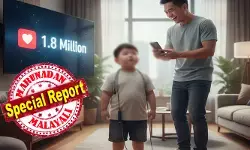 ഒരു ലൈക്കിന് ഒരു സ്കിപ്പിങ്; ഭാരം കുറയ്ക്കാൻ വെല്ലുവിളി ഏറ്റെടുത്ത ഏഴുവയസ്സുകാരന് പണി പാളി; വീഡിയോയ്ക്ക് കിട്ടിയത് 18 ലക്ഷം ലൈക്കുകൾ; അച്ഛന്റെ കൊച്ചു തന്ത്രം വൈറലായപ്പോൾ മകൻ പെട്ട പാട് ഒരു ലൈക്കിന് ഒരു സ്കിപ്പിങ്; ഭാരം കുറയ്ക്കാൻ വെല്ലുവിളി ഏറ്റെടുത്ത ഏഴുവയസ്സുകാരന് പണി പാളി; വീഡിയോയ്ക്ക് കിട്ടിയത് 18 ലക്ഷം ലൈക്കുകൾ; അച്ഛന്റെ കൊച്ചു തന്ത്രം വൈറലായപ്പോൾ മകൻ പെട്ട പാട്