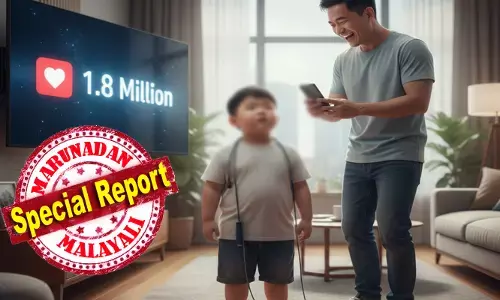 ഒരു ലൈക്കിന് ഒരു സ്കിപ്പിങ്; ഭാരം കുറയ്ക്കാൻ വെല്ലുവിളി ഏറ്റെടുത്ത ഏഴുവയസ്സുകാരന് പണി പാളി; വീഡിയോയ്ക്ക് കിട്ടിയത് 18 ലക്ഷം ലൈക്കുകൾ; അച്ഛന്റെ കൊച്ചു തന്ത്രം വൈറലായപ്പോൾ മകൻ പെട്ട പാട്