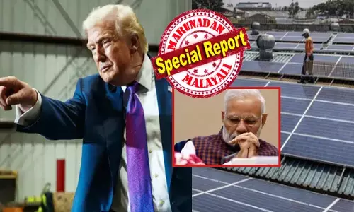 ക്യാപ്സ്യൂൾ വിഴുങ്ങുന്നത് പോലെ ആഴ്ചയിൽ ഒരു ദിവസമെങ്കിലും ഇന്ത്യ എന്ന് വാതോരാതെ മൊഴിയുന്ന മിസ്റ്റർ പ്രസിഡന്റ്; കാര്യങ്ങൾ സ്മൂത്തായി പോകുന്നതിനിടെ രാജ്യത്തിന് മേൽ വീണ്ടും തീരുവ ഭീഷണി; ഇത്തവണ പണികിട്ടിയത് സോളാര്‍ കമ്പനികള്‍ക്ക്; ട്രംപിന്റെ പുതിയ നീക്കത്തിൽ ഞെട്ടൽ; നിലപാട് തുറന്നുപറഞ്ഞ് ഭരണകൂടം