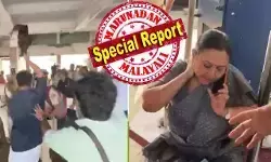 ദൃശ്യങ്ങള്‍ പരിശോധിക്കുമ്പോള്‍ മന്ത്രിയുടെ തൊട്ടുപിന്നാലെ കരിനീല സഫാരി സ്യൂട്ട് ധരിച്ച ഒരാള്‍ ഓടുന്നത് കാണാം; ഇത് മന്ത്രിയെ സംരക്ഷിക്കാന്‍ ഓടിയെത്തുന്ന ഗണ്‍മാന്‍ അഭിലാഷ്! കരിനീല വസ്ത്രധാരി പ്രതിഷേധക്കാരനല്ലെന്ന് വ്യക്തം; കണ്ണൂരില്‍ ഒരു കള്ളക്കഥ കൂടി പൊളിയുന്നു; മന്ത്രി വീണാ ജോര്‍ജിനെ കഴുത്തിന് ഞെക്കി കൊല്ലാന്‍ ശ്രമിച്ചത് ആര്?