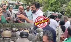 എന്താ മക്കളേ വിശേഷം, സുഖമല്ലേ? കൂകാന്‍ വന്ന ബിജെപിക്കാരെ ചിരിച്ചും കൈ കൊടുത്തും വീഴ്ത്തി ചാണ്ടി ഉമ്മന്റെ കുശലാന്വേഷണം; അന്തംവിട്ട് നേതാക്കളും അണികളും; നാണം കെട്ട പണിക്ക് നില്‍ക്കണോ എന്ന കമന്റ് വന്നതോടെ മുഖം രക്ഷിക്കാന്‍ കഷ്ടപ്പെട്ട് സമരം സെറ്റാക്കി; പുതുപ്പള്ളിയിലെ ആ നാടകീയ നിമിഷങ്ങള്‍!