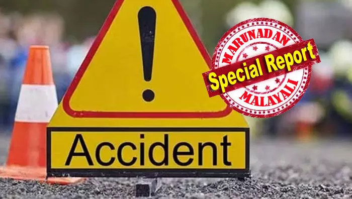 നല്ലളം മോഡേണ് ബസാറില് മൊബൈല് ടവര് ജോലി കഴിഞ്ഞ് മടങ്ങുകയായിരുന്ന അഞ്ചംഗ സംഘം സഞ്ചരിച്ച കാര് നിര്ത്തിയിട്ടിരുന്ന ലോറിയിലേക്ക് ഇടിച്ചുകയറി; കരമനയില് നിയന്ത്രണം വിട്ട ബൈക്ക് ഫുട്പാത്തിലേക്കും; കറുത്ത ശനി: രണ്ടിടങ്ങളിലുണ്ടായ അപകടങ്ങളില് ആറു മരണം നല്ലളം മോഡേണ് ബസാറില് മൊബൈല് ടവര് ജോലി കഴിഞ്ഞ് മടങ്ങുകയായിരുന്ന അഞ്ചംഗ സംഘം സഞ്ചരിച്ച കാര് നിര്ത്തിയിട്ടിരുന്ന ലോറിയിലേക്ക് ഇടിച്ചുകയറി; കരമനയില് നിയന്ത്രണം വിട്ട ബൈക്ക് ഫുട്പാത്തിലേക്കും; കറുത്ത ശനി: രണ്ടിടങ്ങളിലുണ്ടായ അപകടങ്ങളില് ആറു മരണം