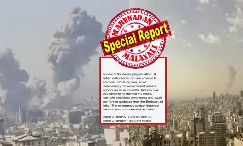 മെഡിക്കൽ പഠിക്കാൻ പോയ വിദ്യാർത്ഥികളും ഇറാനിലുണ്ട്..!!; നിങ്ങൾ ഇപ്പോൾ എവിടെയാണോ...തങ്ങുന്നത് അവിടെ തന്നെ തുടരുക; അടിയന്തര ആവശ്യം വന്നാൽ ഉടൻ വിളിക്കണം; ഇറാൻ- ഇസ്രയേൽ ആക്രമണത്തിൻ്റെ പശ്ചാത്തലത്തിൽ ഇന്ത്യക്കാർക്ക് ജാ​ഗ്രത മുന്നറിയിപ്പ് നൽകി എംബസി; സുരക്ഷാനിർദേശങ്ങൾ കൃത്യമായി പാലിക്കണമെന്നും നിർദ്ദേശം