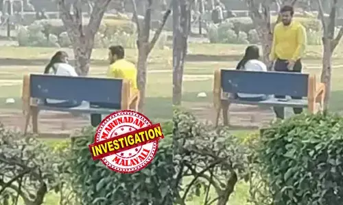 പാര്‍ക്കിലെ ബെഞ്ചിലിരുന്ന് തര്‍ക്കം; യുവതിയെ ക്രൂരമായി മര്‍ദ്ദിച്ച് ആണ്‍സുഹൃത്ത്; വഴിയാത്രക്കാരന്‍ പകര്‍ത്തിയ ദൃശ്യങ്ങള്‍ പുറത്ത്