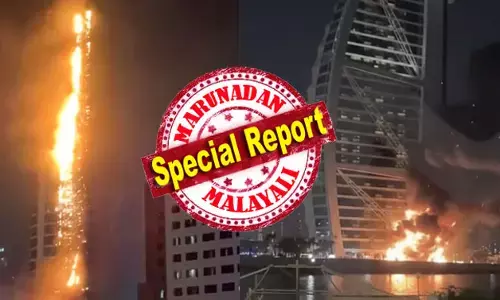 ദുബായുടെ അടയാളമായ ഈ ആഡംബര ഹോട്ടലിന് മുകളില്‍ ഡ്രോണ്‍ അവശിഷ്ടങ്ങള്‍ പതിച്ചു; ബുര്‍ജ് അല്‍ അറബിന് തീപിടിച്ചു; വിനോദസഞ്ചാരികളുടെ പറുദീസയായ പാം ജുമൈറയിലെ ഫെയര്‍മോണ്ട് ഹോട്ടലിലും മിസൈല്‍; ഇറാന്റെ മരണക്കളിയില്‍ പകച്ച് ഗള്‍ഫ് മേഖല; ലോകത്തിലെ ഏറ്റവും ഉയരം കൂടിയ കെട്ടിടമായ ബുര്‍ജ് ഖലീഫയും ഭീതിയില്‍