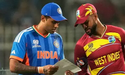 സെമി ലക്ഷ്യമിട്ട് സൂര്യയും സംഘവും; ജീവൻ മരണ പോരാട്ടത്തിൽ ഇന്ത്യക്ക് ടോസ്; ഈഡൻ ഗാർഡൻസിൽ വിൻഡീസിന് ബാറ്റിംഗ്; സഞ്ജു ടീമിൽ; വിൻഡീസ് നിരയിൽ മാറ്റം