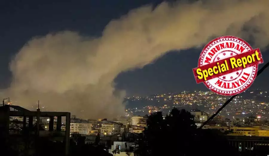 പാമ്പിന്റെ തലയറ്റുവീണു; ഐആര്ജിസിക്ക് ഇനി ആസ്ഥാനം ഇല്ല; ഇറാന് സൈനിക ആസ്ഥാനം തകര്ത്തതായി യുഎസ്; യുദ്ധത്തില് പങ്കുചേര്ന്ന് ഹിസ്ബുള്ള; ഇസ്രായേലിന് നേരെ മിസൈല്-ഡ്രോണ് ആക്രമണങ്ങള് നടത്തി; ഇസ്രായേല് സൈന്യം ലെബനനിലെ ഹിസ്ബുള്ള കേന്ദ്രങ്ങളില് ശക്തമായ വ്യോമാക്രമണം തുടങ്ങി; ലെബനനില് ജനങ്ങളുടെ കൂട്ടപ്പലായനം പാമ്പിന്റെ തലയറ്റുവീണു; ഐആര്ജിസിക്ക് ഇനി ആസ്ഥാനം ഇല്ല; ഇറാന് സൈനിക ആസ്ഥാനം തകര്ത്തതായി യുഎസ്; യുദ്ധത്തില് പങ്കുചേര്ന്ന് ഹിസ്ബുള്ള; ഇസ്രായേലിന് നേരെ മിസൈല്-ഡ്രോണ് ആക്രമണങ്ങള് നടത്തി; ഇസ്രായേല് സൈന്യം ലെബനനിലെ ഹിസ്ബുള്ള കേന്ദ്രങ്ങളില് ശക്തമായ വ്യോമാക്രമണം തുടങ്ങി; ലെബനനില് ജനങ്ങളുടെ കൂട്ടപ്പലായനം