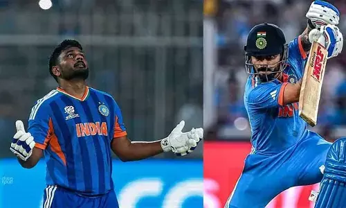 ഈഡന്‍ ഗാര്‍ഡന്‍സില്‍ വിരാട് കോലിയുടെ റെക്കോര്‍ഡും പഴങ്കഥയാക്കി സഞ്ജു സാംസണ്‍; ടി20 ലോകകപ്പിലെ രണ്ടാം ഇന്നിങ്‌സില്‍ ഒരു ഇന്ത്യന്‍ താരം നേടുന്ന ഉയര്‍ന്ന് സ്‌കോര്‍ നേടി സഞ്ജു