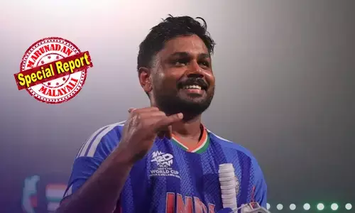 ഇന്ത്യ-വെസ്റ്റ് ഇന്‍ഡീസ്  ക്വാര്‍ട്ടര്‍ ഫൈനല്‍ കണ്ടുകൊണ്ടിരുന്നപ്പോള്‍ ഞാന്‍ സ്റ്റീവ് വോയുടെ ആ പഴയ ഇന്നിംഗ്‌സിനെക്കുറിച്ച് ഓര്‍ത്തുപോയി; പണ്ട് സ്റ്റീവില്‍ കണ്ട അതേ മനോബലവും പോരാട്ടവീര്യവും ഒരു മലയാളിയില്‍ നാം ദര്‍ശിച്ചു; പേര് സഞ്ജു വിശ്വനാഥ് സാംസണ്‍;  ഈഡന്‍ ഗാര്‍ഡന്‍സില്‍ നടന്നത് ഒരു യുദ്ധം തന്നെയായിരുന്നു! സഞ്ജുവും കരീബിയന്‍ കരുത്തന്‍മാരും തമ്മിലുള്ള മാനസിക യുദ്ധം; വൈറലായി സന്ദീപ് ദാസിന്റെ കുറിപ്പ്