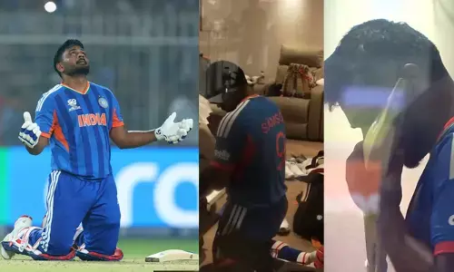 ഞാന്‍ വലിയ ദൈവവിശ്വാസിയാണ്;  ആ നിമിഷത്തെ വളരെ സ്വകാര്യമായി സൂക്ഷിക്കാനാണ് ഞാന്‍ ആഗ്രഹിക്കുന്നത്; എന്നെ സംബന്ധിച്ചിടത്തോളം അത് അത്രമേല്‍ പ്രിയപ്പെട്ടതാണ്;  ആ വൈറല്‍ വിജയാഘോഷത്തേക്ക് കുറിച്ച് സഞ്ജു;  ഡ്രസിങ് റൂമിലും മുട്ടുകുത്തി പ്രാര്‍ഥിച്ച് മലയാളി താരം; ബാറ്റിനും ചുംബനം;  വൈറല്‍ ദൃശ്യങ്ങള്‍ ഏറ്റെടുത്ത് ആരാധകര്‍