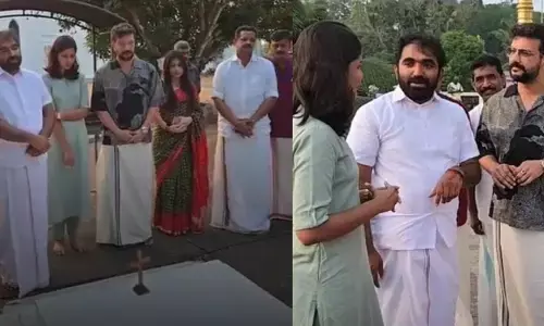 പാലക്കാട് യുഡിഎഫ് സ്ഥാനാര്‍ത്ഥിയാകുമോ? ഉമ്മന്‍ ചാണ്ടിയുടെ കല്ലറയില്‍ എത്തി രമേശ് പിഷാരടി