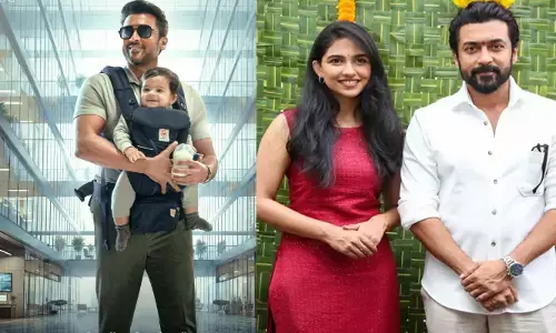 ലക്കി ഭാസ്‌കറിന് ശേഷം സൂര്യയെ വെങ്കി അറ്റ്‌ലൂരി ഒരുക്കുന്ന ചിത്രം; മമിത ബൈജു നായിക; വിശ്വനാഥ് ആൻഡ് സൺസ് ഫസ്റ്റ് ലുക്ക് പുറത്ത്