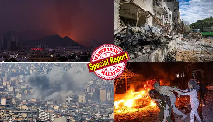 ദുബായിലും ദോഹയിലും സ്ഫോടനങ്ങള്; പശ്ചിമേഷ്യയില് നരകവാതില് തുറക്കുമെന്ന് ഇറാന്റെ ഭീഷണി! ഇറാനെ ഇഞ്ചിഞ്ചായി തകര്ക്കാന് ട്രംപ്; 72 മണിക്കൂറിനിടെ തകര്ത്തത് 1,700 കേന്ദ്രങ്ങള്; മിസൈല് നിലയങ്ങളും കമാന്ഡ് സെന്ററുകളും ചാരമായി; എണ്ണവില 200 ഡോളറിലേക്ക്? വിമാന സര്വീസുകള് താറുമാറായി; ലോകം ഉറ്റുനോക്കുന്നത് യുദ്ധത്തിന്റെ അഞ്ചാം ദിവസത്തിലേക്ക്! ദുബായിലും ദോഹയിലും സ്ഫോടനങ്ങള്; പശ്ചിമേഷ്യയില് നരകവാതില് തുറക്കുമെന്ന് ഇറാന്റെ ഭീഷണി! ഇറാനെ ഇഞ്ചിഞ്ചായി തകര്ക്കാന് ട്രംപ്; 72 മണിക്കൂറിനിടെ തകര്ത്തത് 1,700 കേന്ദ്രങ്ങള്; മിസൈല് നിലയങ്ങളും കമാന്ഡ് സെന്ററുകളും ചാരമായി; എണ്ണവില 200 ഡോളറിലേക്ക്? വിമാന സര്വീസുകള് താറുമാറായി; ലോകം ഉറ്റുനോക്കുന്നത് യുദ്ധത്തിന്റെ അഞ്ചാം ദിവസത്തിലേക്ക്!