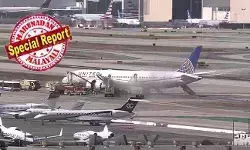 പറന്നുയര്‍ന്നത് ന്യൂജേഴ്സിയിലേക്ക്, മിനിറ്റുകള്‍ക്കുള്ളില്‍ എന്‍ജിനില്‍ നിന്ന് പുക; ലോസ് ഏഞ്ചല്‍സിനെ നടുക്കി ബോയിംഗ് വിമാനത്തിന്റെ എമര്‍ജന്‍സി ലാന്‍ഡിംഗ്; സ്ലൈഡുകളിലൂടെ യാത്രക്കാര്‍ ജീവനും കൊണ്ട് പുറത്തേക്ക്